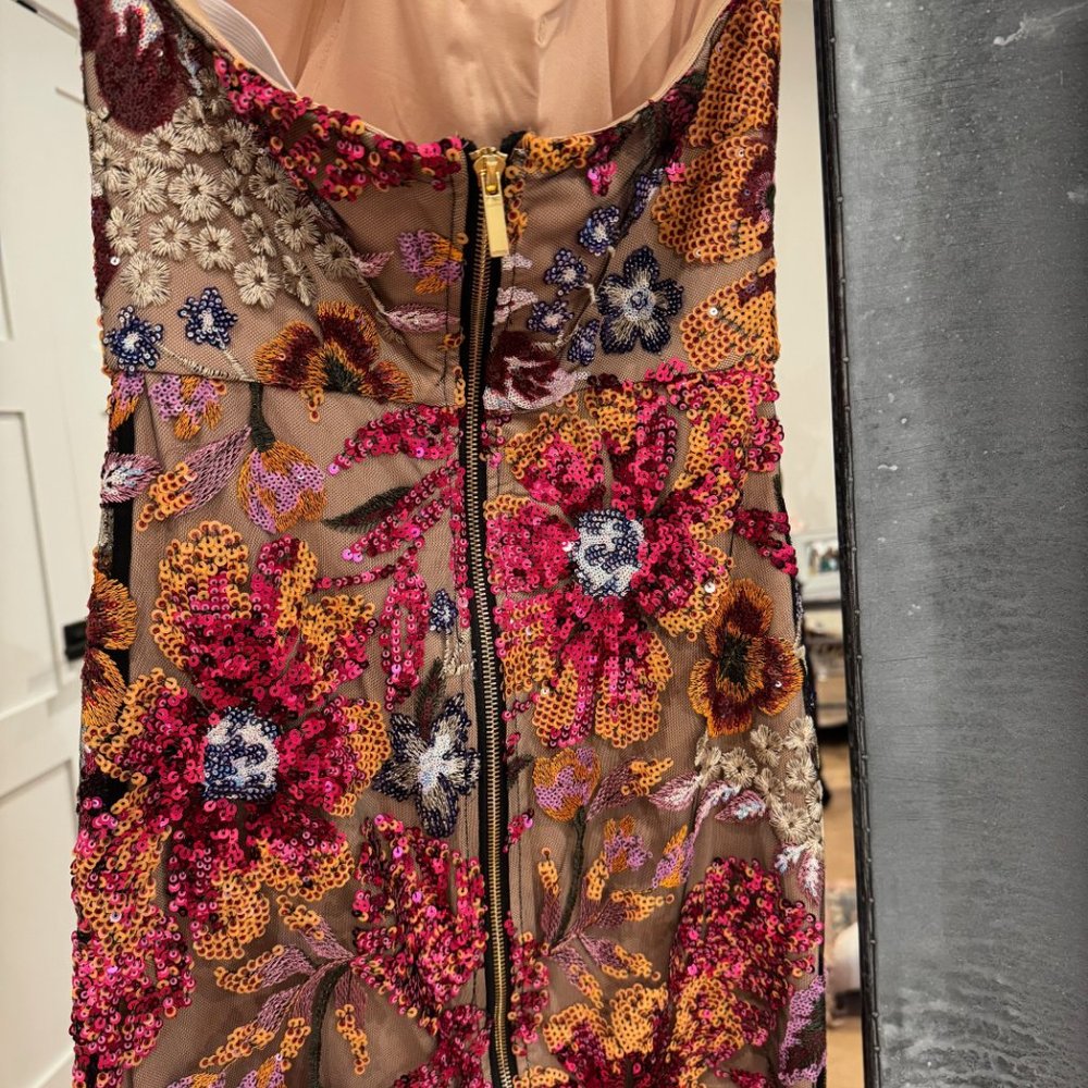 NEW!!! Dahlia Floral Sequins Maxi Dress - Picture 6 of 7